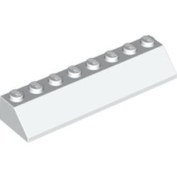 4445-1G Dakpan 45 graden 8x2 wit gebruikt *1D022