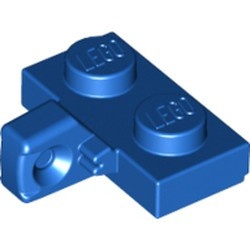 44567-7 Scharnierplaat 1x2- 1 vinger aan ZIJKANT blauw NIEUW *1B298