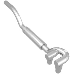 4466-22 Uitlaat links chrome zilver gebruikt *0L0000