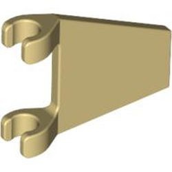 44676-2 Vlag 2x2 trapeze-vormig crème NIEUW *1B057