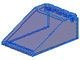 4474-14G Ruit 6x4x2 cockpit laag, scharnierend transparant donkerblauw gebruikt *1C009 - Img 2
