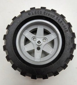 44772c02-86 Wiel 56mm/34mm Technic Racing, band 94,8x44 BALLOON (54120) (PAKKETZENDING) grijs, licht (blauwachtig) NIEUW *5W000