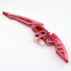 44813pb01-60G Bionicle Wapen met Marble patroon wit, melkachtig NIEUW *