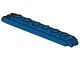 4504-7G Scharnierplaat 1x6 - 2 en 3 vingers aan uiteindes blauw gebruikt *6K11