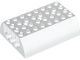 45411-1 Dakpan 8x6x2 dubbel wit NIEUW *