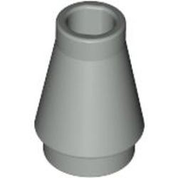 4589-9G Kegel 1x1x1 lichtgrijs (klassiek) gebruikt *1B333