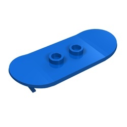 45917-7G Skateboard blauw gebruikt *1E012