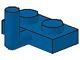 4623-7 Platte plaat 1x2 met haak bovenop blauw NIEUW *1B330