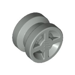4624-9G Wiel klein (velg) 8x6mm vierkant asgat lichtgrijs (klassiek) gebruikt *5W000