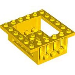 47507-3G Cockpit 6x6x2 basis cabine met gaten geel gebruikt *3L0000