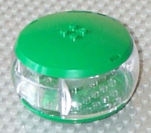 47674c01-6G Container, 10x10x3 1/3 met deksels PAKKETPOST groen gebruikt *5K000