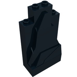 47847-11 Rotsstuk 2x4x6 zwart NIEUW *5D0000