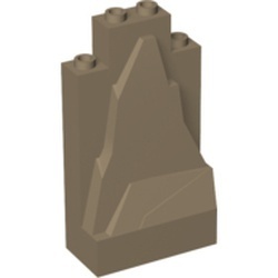47847-69 Rotsstuk 2x4x6 crème,donker NIEUW *5D0000