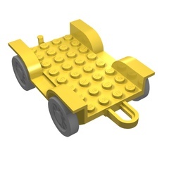 4796c01-3G Autochassis 8x6 geel gebruikt *