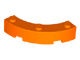48092-4 Steen 4x4 gebogen (Dubbele macaroni) oranje NIEUW *1B066
