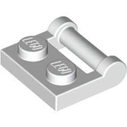 48336-1 Platte plaat 1x2 type 2 GESLOTEN hendel wit NIEUW *1B294