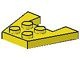 4859-3G Wigplaat 3x4 (L+R toelopend) geel gebruikt *