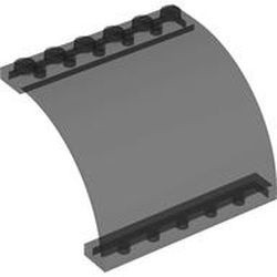 5065-215 Paneel gebogen 6x5x3 1/3 trans zwart NIEUW *