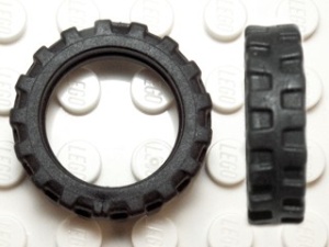 50861-11 Band voor klein motorwiel; zwart NIEUW *5W000
