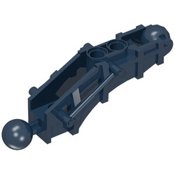 50920-63G Bionicle Toa Hordika onderdeel van been blauw, donker gebruikt *