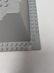51542-86Gb Basisplaat 32x48x6 met niveau's VERGEELD EN GEKRAST (PAKKETPOST) grijs, licht (blauwachtig) gebruikt *1W000 - Img 2