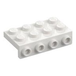 5175-1 Verbindingsplaat 2x4 - 1x4 wit NIEUW *5A037