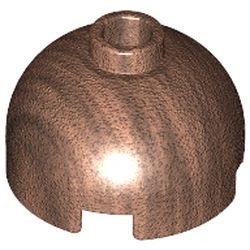 553-84G Steen, 2x2x1 dome TOP koper gebruikt *1L082