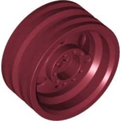 56904-59 Wiel 30 x14 (dun wiel) ALLEEN VELG rood, donker NIEUW *5W000