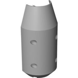 57792-86 Cementmixer 3x6x10 HALF -(2 nodig+pinnen) grijs, licht (blauwachtig) NIEUW *1R0000 - Img 1