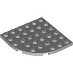 6003-86 Platte plaat 6x6 afronde hoek grijs, licht (blauwachtig) NIEUW *5G0000