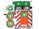 60118stk01 STICKER 60118 Garbage Truck NIEUW *0S0000