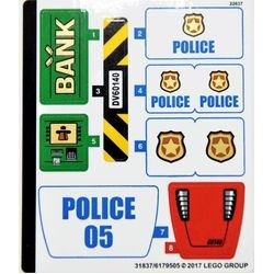 60140stk01 STICKER 60140 Bulldozer Break-In NIEUW *0S0000