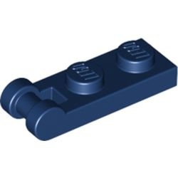 60478-63 Platte plaat 1x2 met gesloten hendel KOPZIJDE!!! blauw, donker NIEUW *1B295