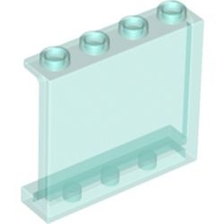 60581-15G Paneel 1x4x3 MET zijschotjes zie ook 4215 transparant lichtblauw gebruikt *1L025