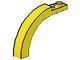 6060-3 Steen, boog 1x6x3 1/3 (90 graden) geel NIEUW *1L094