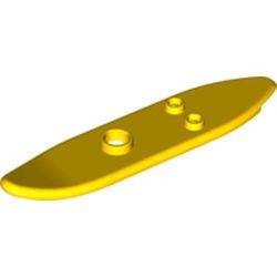 6075-3G Surfbord geel gebruikt *1E012