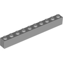 6111-86G Steen 1x10 grijs, licht (blauwachtig) gebruikt *1A032