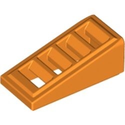 61409-4 Dakpan 18 graden 2x1 met vier sleuven oranje NIEUW *1B194