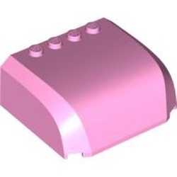 61484-104 Verhoogd dak 5x6x2 roze, helder NIEUW *0B003
