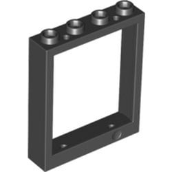 6154-11 Raamframe 1x4x4 (lift) zwart NIEUW *