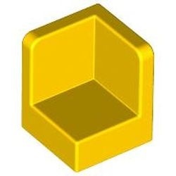 6231-3 Hoekpaneel 1x1x1 geel NIEUW *1B016