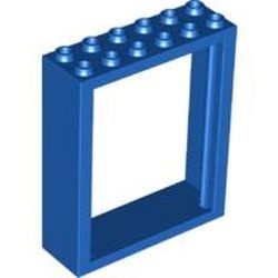 6235-7 Deur 2x6x6 Frame Freestyle zie deur 600 blauw NIEUW *