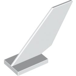 6239-1 Staart op plaat 2x3 wit NIEUW *0D0000