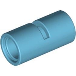 62462-156 Technic, Pin koppelaar Rond met inkeping blauw, middenazuur NIEUW *1A072