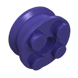 6248-89 Wiel Freestyle, alleen velg paars, donker NIEUW *5W000