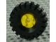 6248c02-3 Wiel Freestyle, met Black Tire Offset Tread groot geel NIEUW *5W000