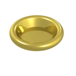 6256-65 Bord goud, metallic NIEUW *0W009
