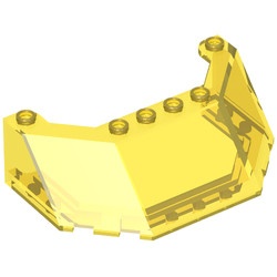 62576-19G Ruit 5x8x2 (laag type zie ook 2826) transparant geel gebruikt *