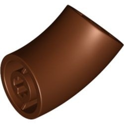 65473-88 Elleboog 2x2 zonder 45 graden bruin, roodachtig NIEUW *1D000