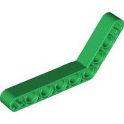 6629-6 Technic, Hefbalk 1x9 gebogen (6x4) dik groen NIEUW *1D000